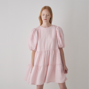 타브 Signature Back Ribbon Dress - Pink TAV