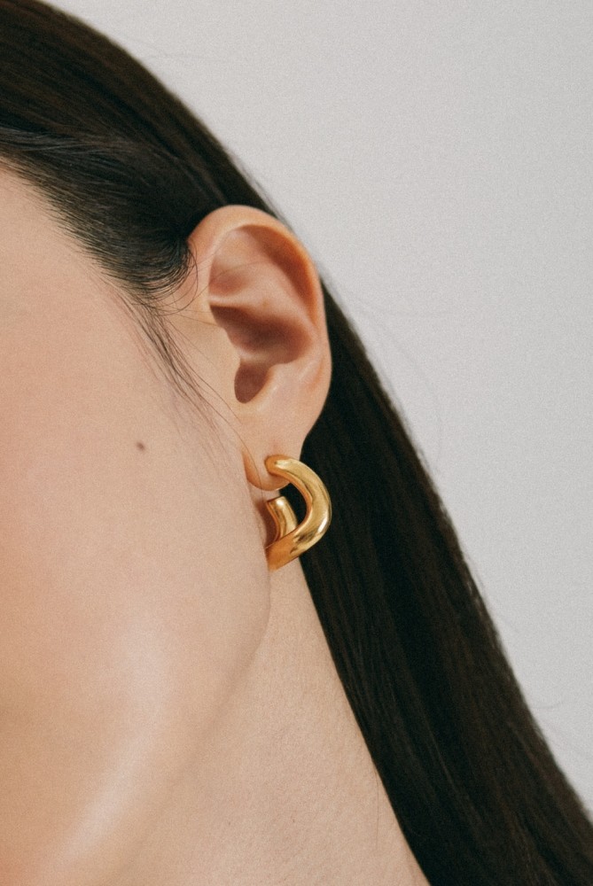핀리 WAVE EARRINGS[GOLD] FINNLEE