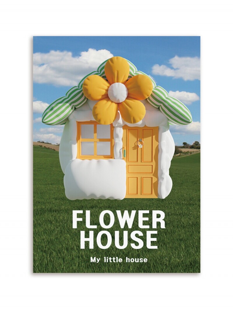 봉구스웨어 bongusware FLOWER HOUSE 포스터 A2 A3